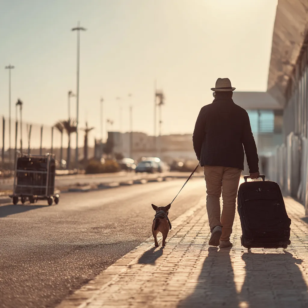 Transport options: airlines, crates and airport tips